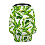 Tropical Banana Leaves Pattern Print Baby Seat Cover