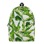 Tropical Banana Leaves Pattern Print Backpack