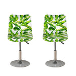 Tropical Banana Leaves Pattern Print Bar Stool Covers