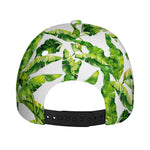 Tropical Banana Leaves Pattern Print Baseball Cap
