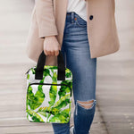 Tropical Banana Leaves Pattern Print Bible Tote Bag
