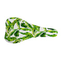 Tropical Banana Leaves Pattern Print Bicycle Seat Cover