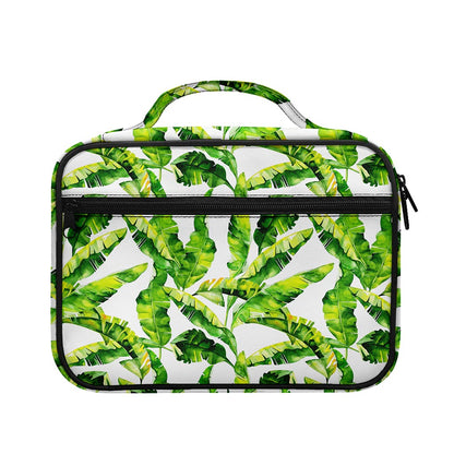 Tropical Banana Leaves Pattern Print Briefcase Bible Bag