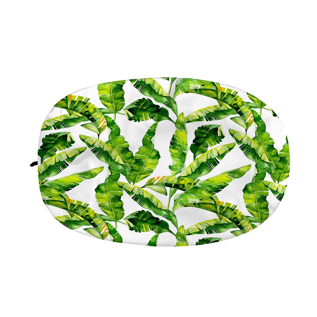 Tropical Banana Leaves Pattern Print Car Side Mirror Covers