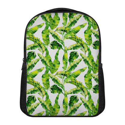 Tropical Banana Leaves Pattern Print Casual Backpack