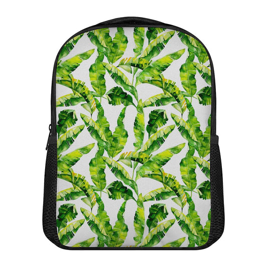 Tropical Banana Leaves Pattern Print Casual Backpack
