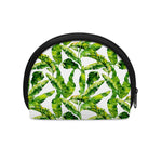 Tropical Banana Leaves Pattern Print Coin Purse