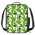Tropical Banana Leaves Pattern Print Crossbody Lunch Bag