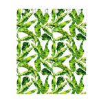 Tropical Banana Leaves Pattern Print Curtain