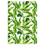 Tropical Banana Leaves Pattern Print Curtain