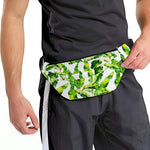 Tropical Banana Leaves Pattern Print Fanny Pack