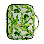 Tropical Banana Leaves Pattern Print Front Pocket Bible Bag