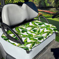 Tropical Banana Leaves Pattern Print Golf Cart Seat Cover