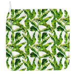 Tropical Banana Leaves Pattern Print Hand Towel