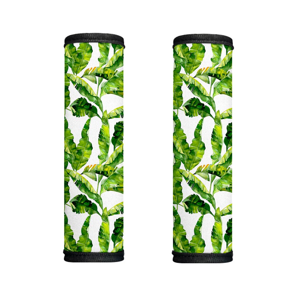 Tropical Banana Leaves Pattern Print Handle Covers