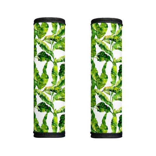 Tropical Banana Leaves Pattern Print Handle Covers