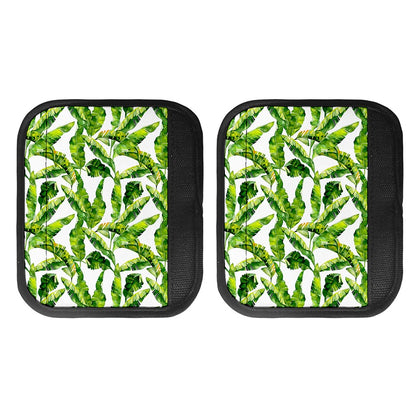 Tropical Banana Leaves Pattern Print Handle Covers