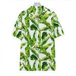 Tropical Banana Leaves Pattern Print Hawaiian Shirt