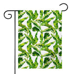 Tropical Banana Leaves Pattern Print House Flag