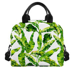 Tropical Banana Leaves Pattern Print Insulated Lunch Bag