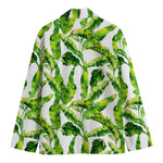 Tropical Banana Leaves Pattern Print Men's Blazer