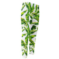 Tropical Banana Leaves Pattern Print Men's Compression Pants