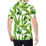 Tropical Banana Leaves Pattern Print Men's Shirt
