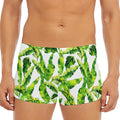 Tropical Banana Leaves Pattern Print Men's Short Boxer Briefs