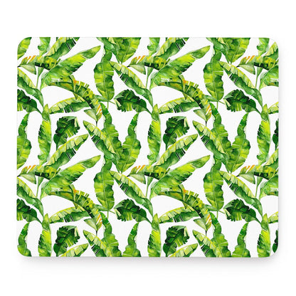 Tropical Banana Leaves Pattern Print Mouse Pad
