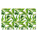 Tropical Banana Leaves Pattern Print Polyester Doormat