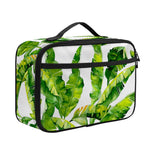 Tropical Banana Leaves Pattern Print Portable Lunch Bag