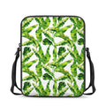 Tropical Banana Leaves Pattern Print Rectangular Crossbody Bag