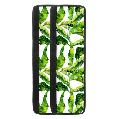 Tropical Banana Leaves Pattern Print Refrigerator Handle Covers