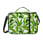 Tropical Banana Leaves Pattern Print Shoulder Strap Bible Bag