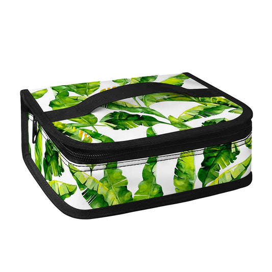 Tropical Banana Leaves Pattern Print Small Lunch Bag
