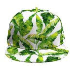 Tropical Banana Leaves Pattern Print Snapback Cap
