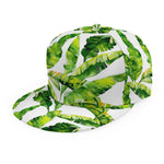 Tropical Banana Leaves Pattern Print Snapback Cap