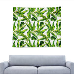 Tropical Banana Leaves Pattern Print Tapestry