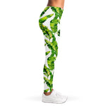 Tropical Banana Leaves Pattern Print Women's Leggings