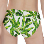 Tropical Banana Leaves Pattern Print Women's Panties