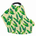 Tropical Banana Palm Leaf Pattern Print Baby Seat Cover