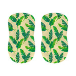 Tropical Banana Palm Leaf Pattern Print Bar Stool Covers
