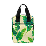 Tropical Banana Palm Leaf Pattern Print Bible Tote Bag