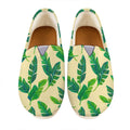 Tropical Banana Palm Leaf Pattern Print Casual Shoes