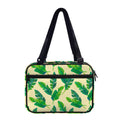 Tropical Banana Palm Leaf Pattern Print Double Strap Bible Bag