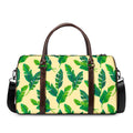 Tropical Banana Palm Leaf Pattern Print Duffel Bag