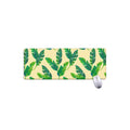 Tropical Banana Palm Leaf Pattern Print Extended Mouse Pad