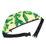 Tropical Banana Palm Leaf Pattern Print Fanny Pack
