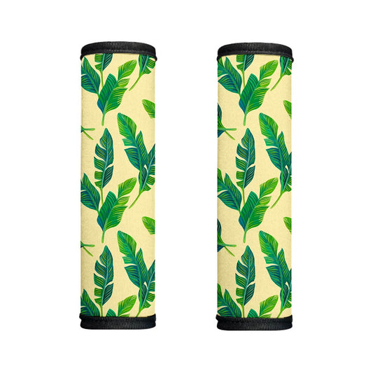 Tropical Banana Palm Leaf Pattern Print Handle Covers