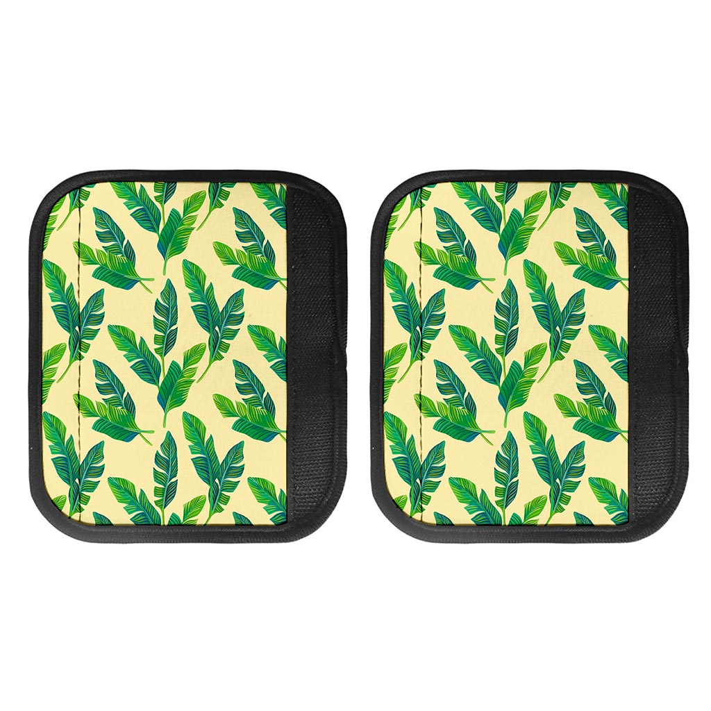Tropical Banana Palm Leaf Pattern Print Handle Covers